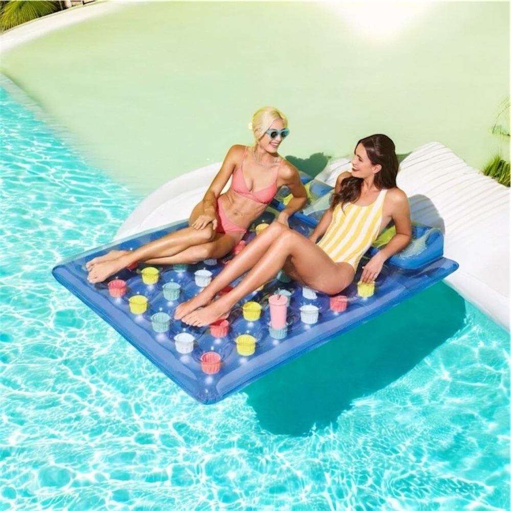 Sun Squad Pocket Lounge‎ Water Float PVC 2 Person Capacity Age 14+